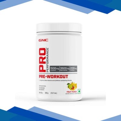 GNC PRO Performance Pre Workout Powder – Fruit Punch 360 g