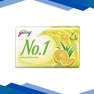 Godrej No.1 Lime and Aloe Vera Soap (Pack of 5 x 100 g)