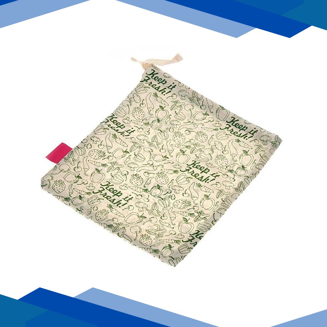 Goli Soda Keep It Fresh Reusable Cotton Bags – Large 1’s