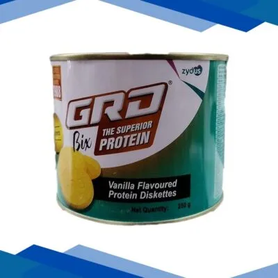 GRD BIX THE SUPERIOR PROTEIN VANILLA FLAVOURED Diskettes 250gm