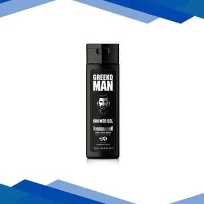 Greeko Man 3 In 1 Charcoal Shower Gel 250 ml