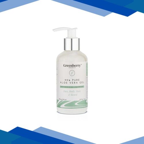 Greenberry Organics 99% Pure Aloe Vera Hair and Body Gel 200 gm