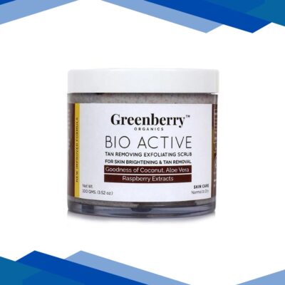 Greenberry Organics Bio Active Tan Removing Exfoliating Scrub 100 gm