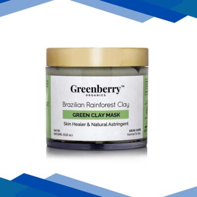 Greenberry Organics Brazilian Rainforest Green Clay Mask 100 gm