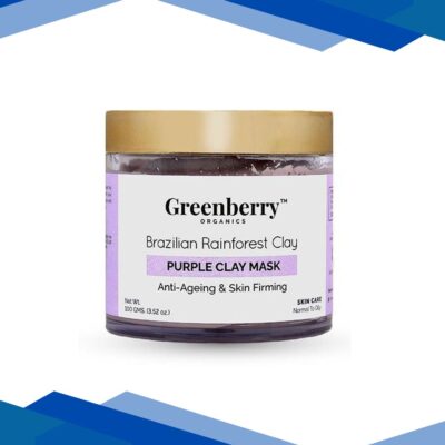 Greenberry Organics Brazilian Rainforest Purple Clay Mask 100 gm