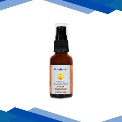 Greenberry Organics Vitamin C & Hyaluronic Acid Facial Serum 30 ml