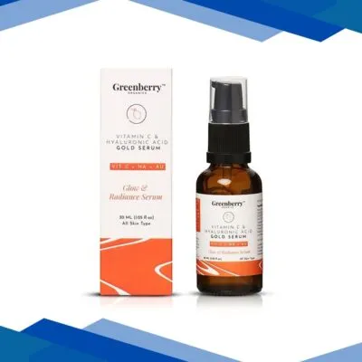 Greenberry Organics Vitamin C & Hyaluronic Acid Gold Serum 30 ml