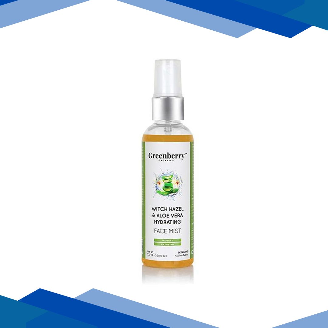 Greenberry Organics Witch Hazel & Aloe Vera Hydrating Face Mist 100 ml