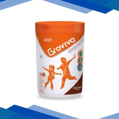 Groviva Age 2+ Child Nutrition Supplement Powder Jar – Chocolate Flavour 400 g