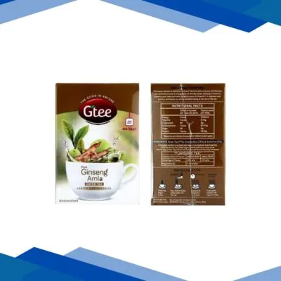 GTEE Green Tea Bags – Ginseng 25’s