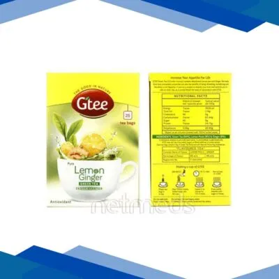 GTEE Green Tea Bags – Lemon & Ginger 25’s