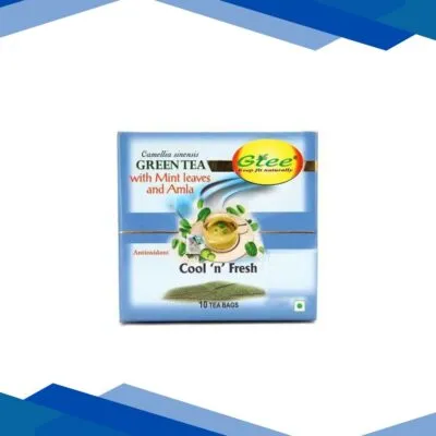 GTEE Green Tea Bags – Mint + Amla 10’s