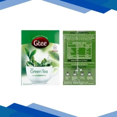 GTEE Green Tea Bags – Regular 25’s