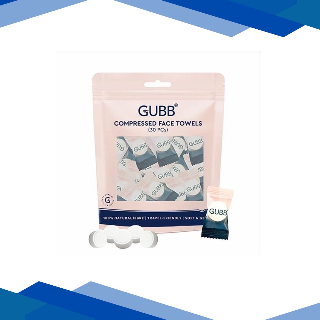 Gubb Compressed Towels for Face – 30 Pcs 1’s