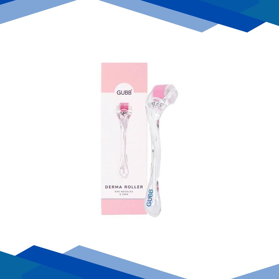 GUBB Derma Roller 0.5mm – Transparent Pink 72 gm
