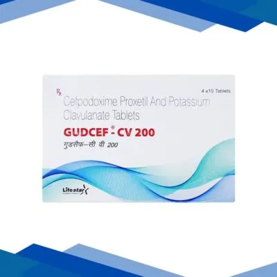 Gudcef CV 200mg Tablet 10’S