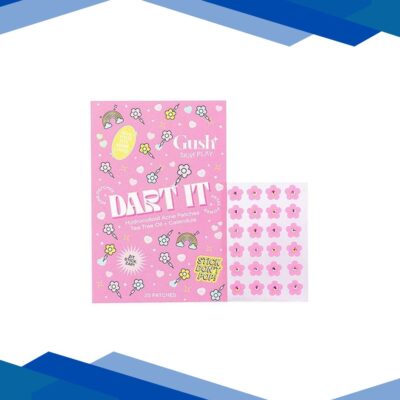 Gush Beauty Dart It Hydrocolloid Pimple Patches For Healing Acne, Zits And Blemishes – Pink Flower 1’s