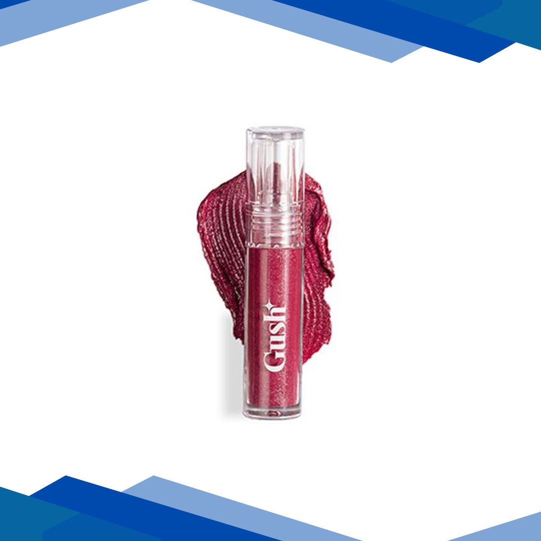 Gush Beauty Glaze Lip Oil Gloss High Shine and Hydrating Mauve Gloss – Wine O Clock 2.8 ml
