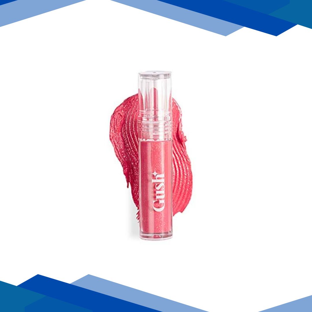 Gush Beauty Glaze Lip Oil Gloss High Shine and Hydrating Pink Gloss – Candy Glaze 2.8 ml