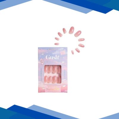 Gush Beauty Nailed It Reusable Luxury Press On Nails With Application Kit Pixie Glitter – Medium Almond 1’s