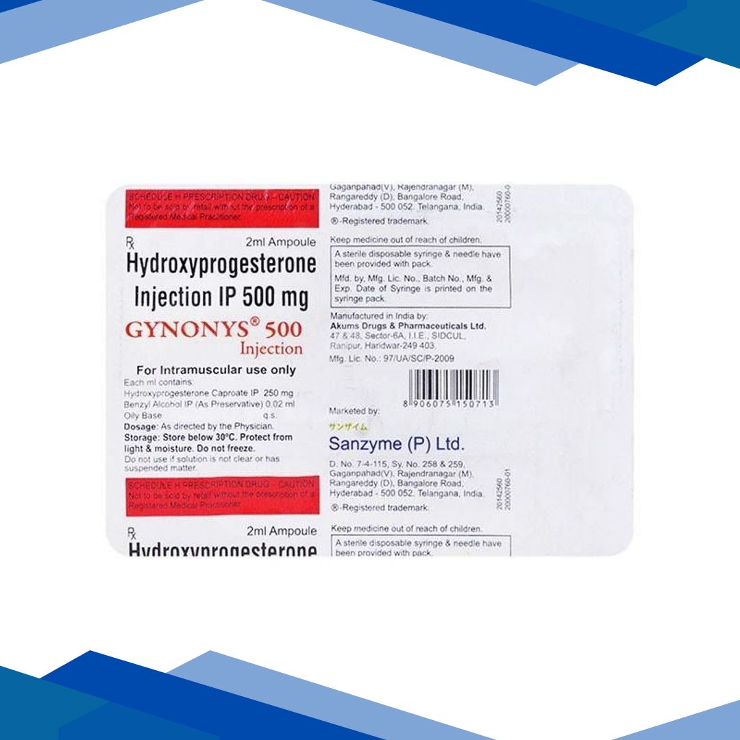 Gynonys 500mg Injection 1’S