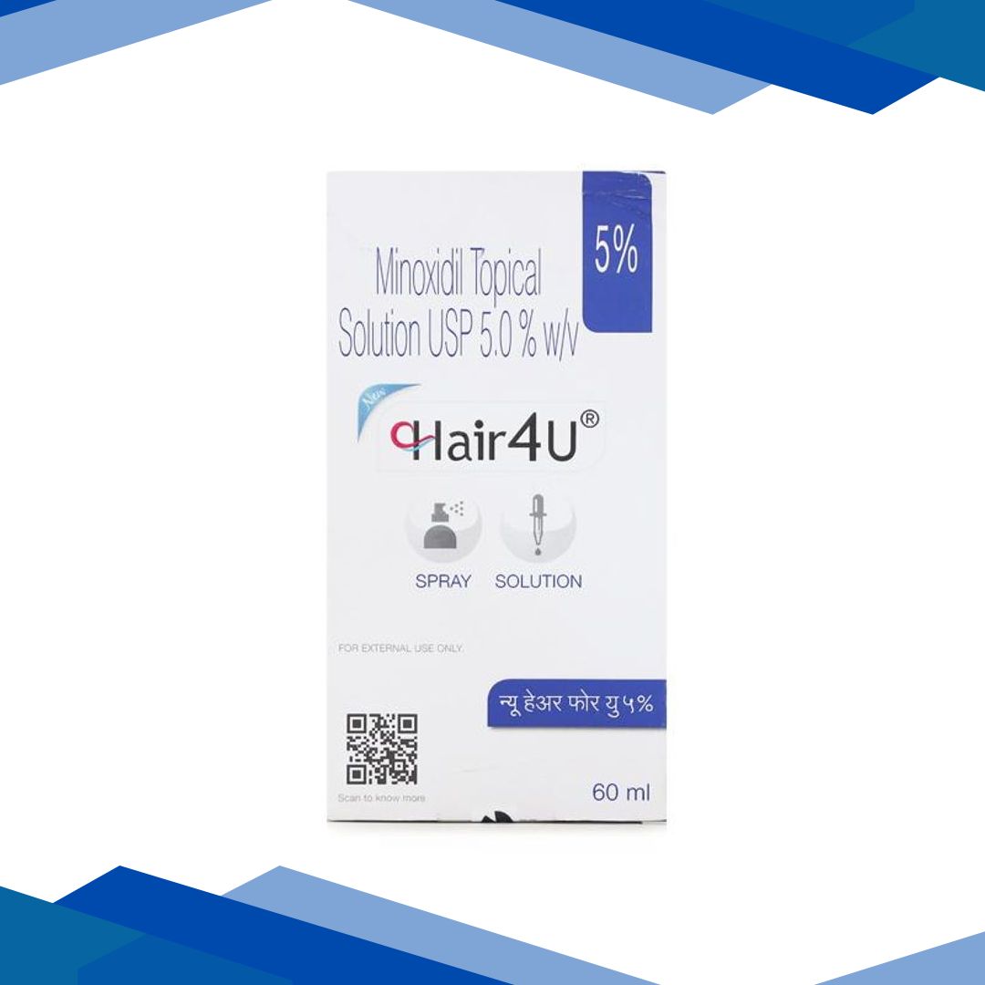Hair 4u New 5% Spray/Solution 60ml