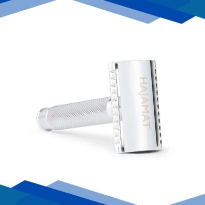 Hajamat Scythe Safety Razor, Ultra High Grade Stainless Steel 304, Chrome Finish 1’s
