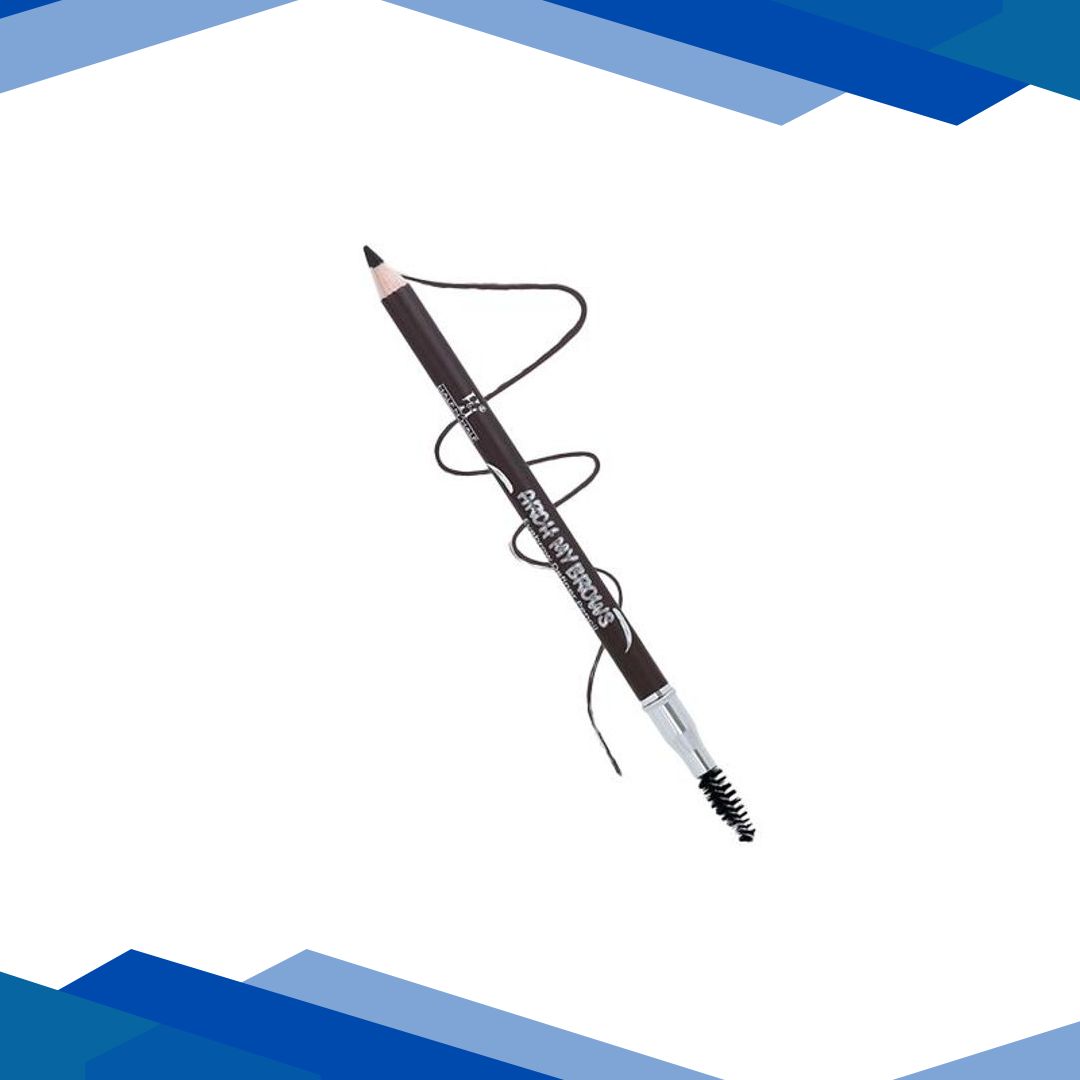 Half N Half Arch My Brows Long Lasting Automatic Eyebrow Pencil & Brush, Dark Brown-03 2 g