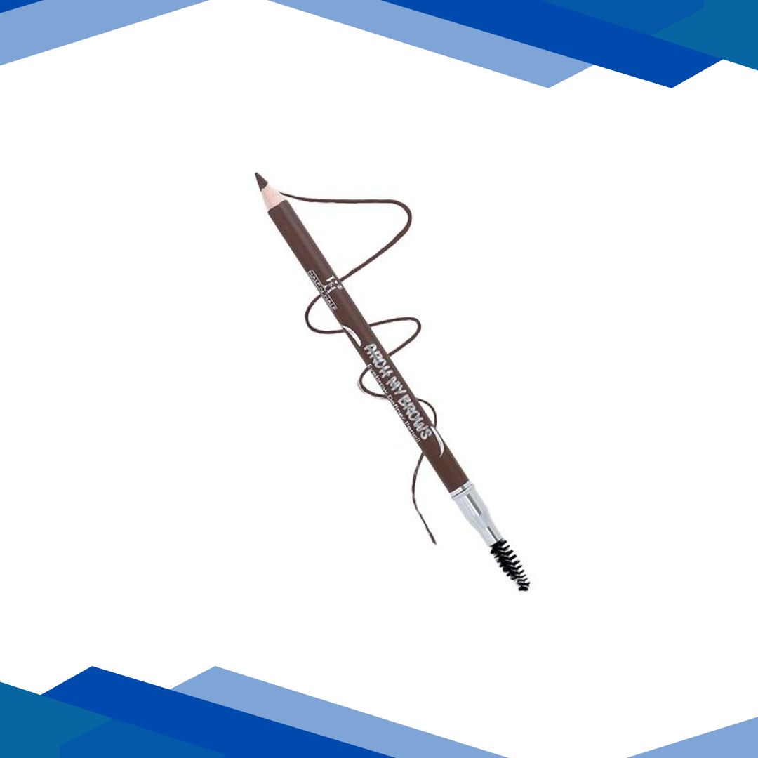 Half N Half Arch My Brows Long Lasting Automatic Eyebrow Pencil & Brush, Soft Brown-04 2 g