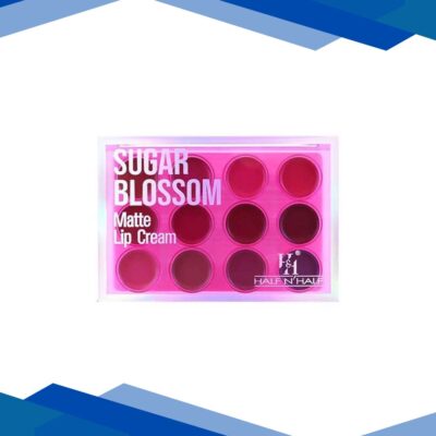 Half N Half Sugar Blossom Matte Lip Cream Palette, Velvet Matte Texture – Sugar Blossom 12 gm