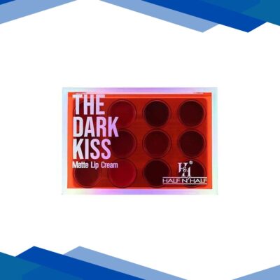 Half N Half The Dark Kiss Matte Lip Cream Palette, Velvet Matte Texture – The Dark Kiss 12 gm