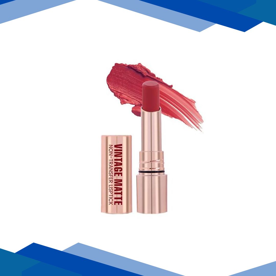 Half N Half Vintage Matte Non-Transfer Lipstick , Blush Blossom-18 3.8 g