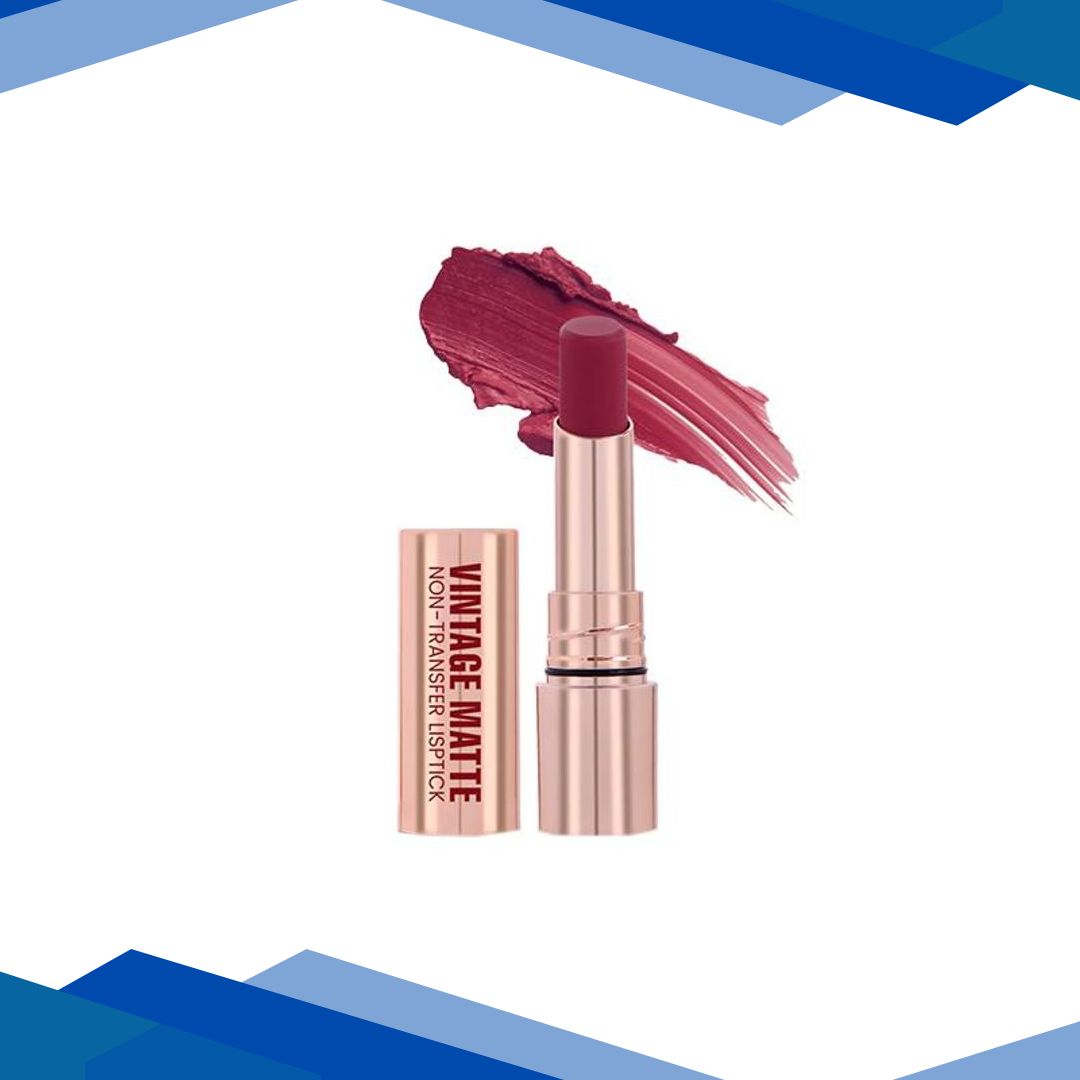 Half N Half Vintage Matte Non-Transfer Lipstick , Ruby Rose-11 3.8 g
