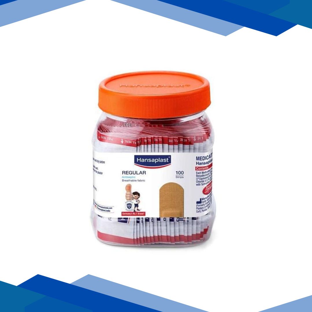 Hansaplast Antiseptic Bandage – Regular (100’s + Free 40’s)