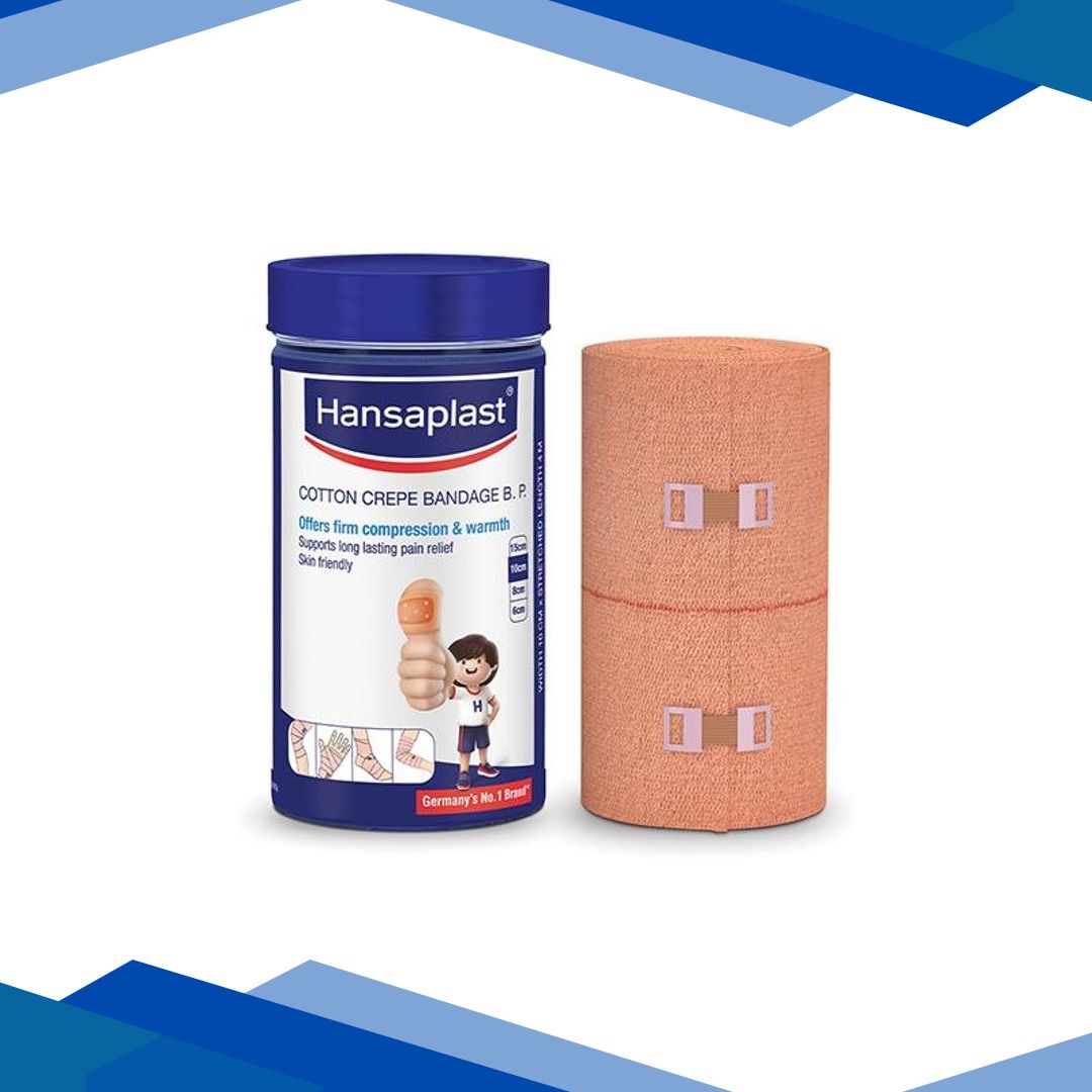 Hansaplast Cotton Crepe Bandage B.P. (10 cm x 4 m)