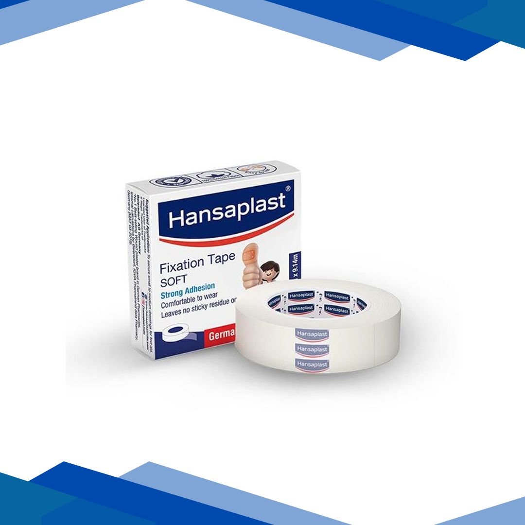 Hansaplast Fixation Tape – Soft (1.25 cm x 9.14 m)
