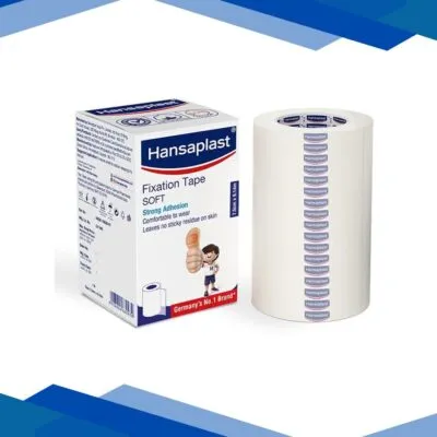 Hansaplast Fixation Tape – Soft (7.5CM X 9.14) 1’s