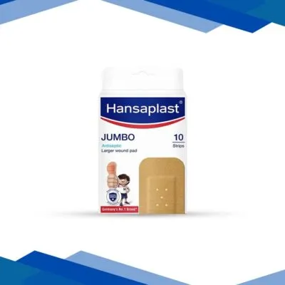 Hansaplast Jumbo Antiseptic Larger Wound Pad 10’s