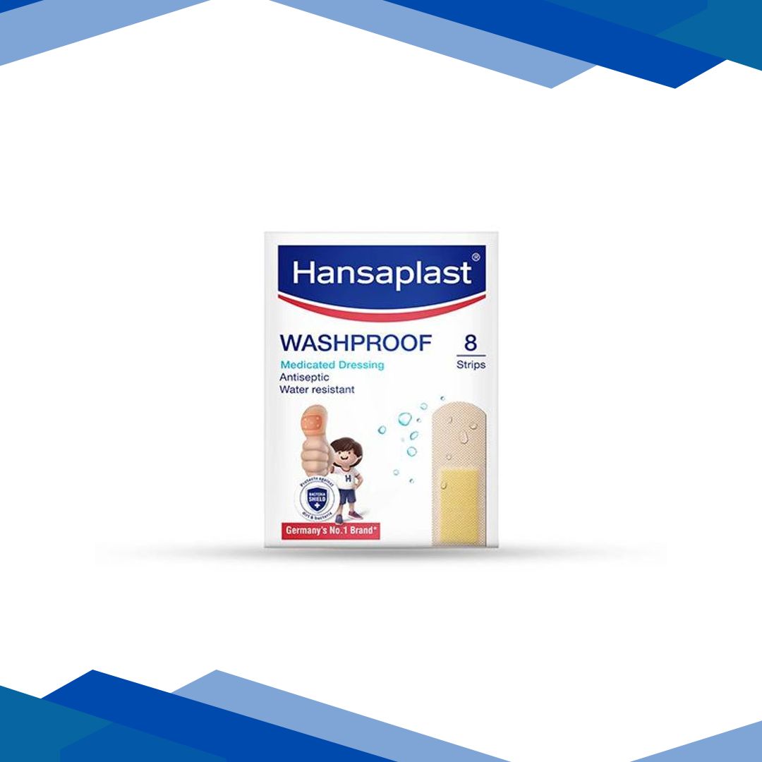Hansaplast Medicated Dressing Bandage – Washproof 8’s