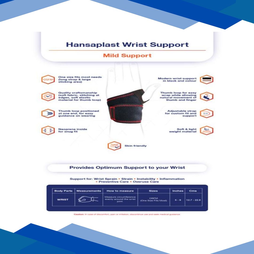 Hansaplast Wrist Support (One Size Fits All) 1’s