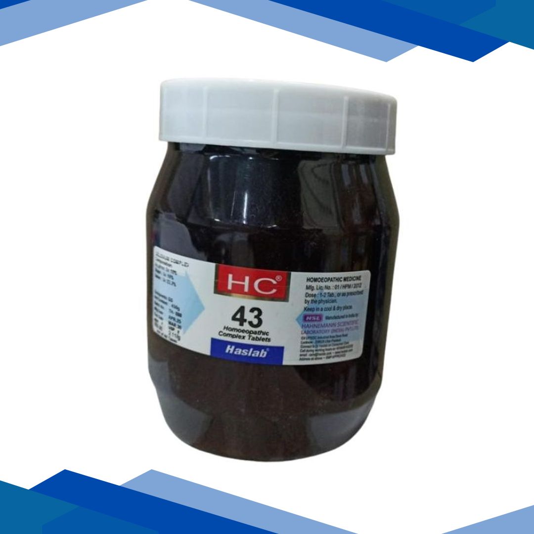Haslab HC 43 (Homeopathic Complex) Tablet 450 g