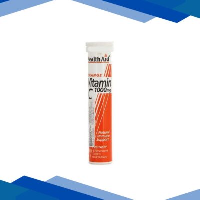 HealthAid Vitamin C (Orange) 1000 mg Effervescent Tablets 20’s