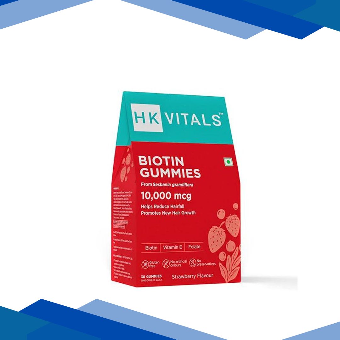 Healthkart HK Vitals Biotin Gummies – Strawberry 30’s