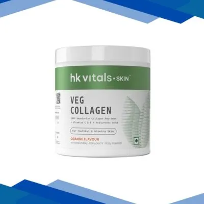 HealtHKart HK Vitals Skin Radiance Veg Collagen Supplement (Orange) 200 gm