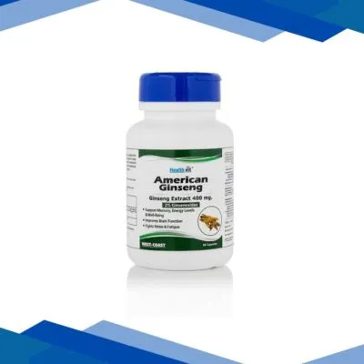 HealthVit American Ginseng Extract 400 mg Capsule 60’s