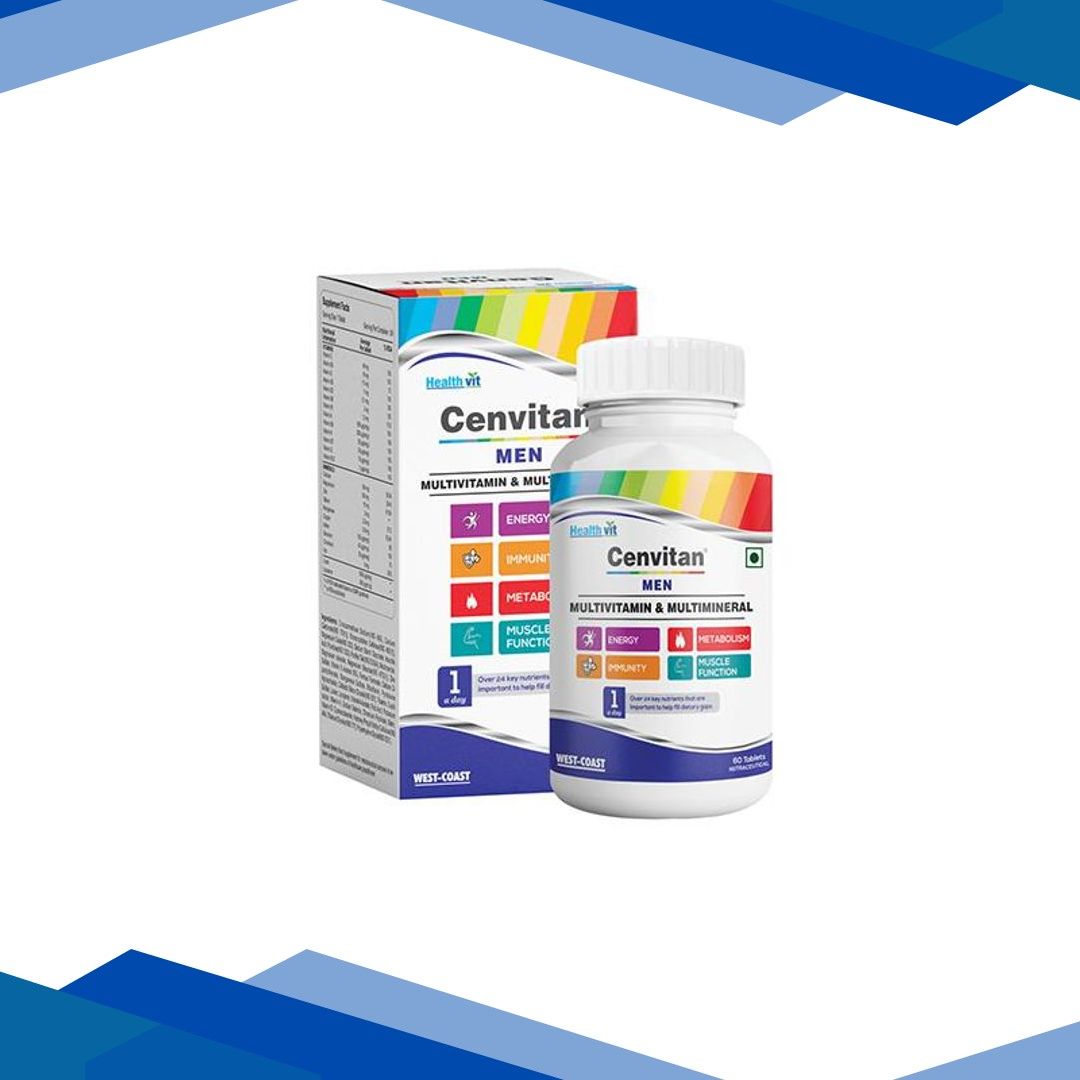HealthVit Cenvitan Men (Multivitamin & Multimineral) Tablet 60’s