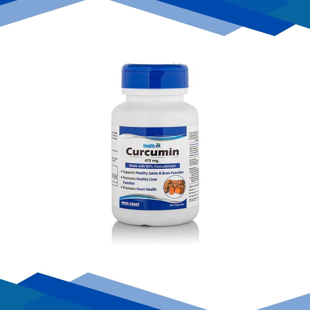 HealthVit Curcumin 475 mg Capsules 60’s