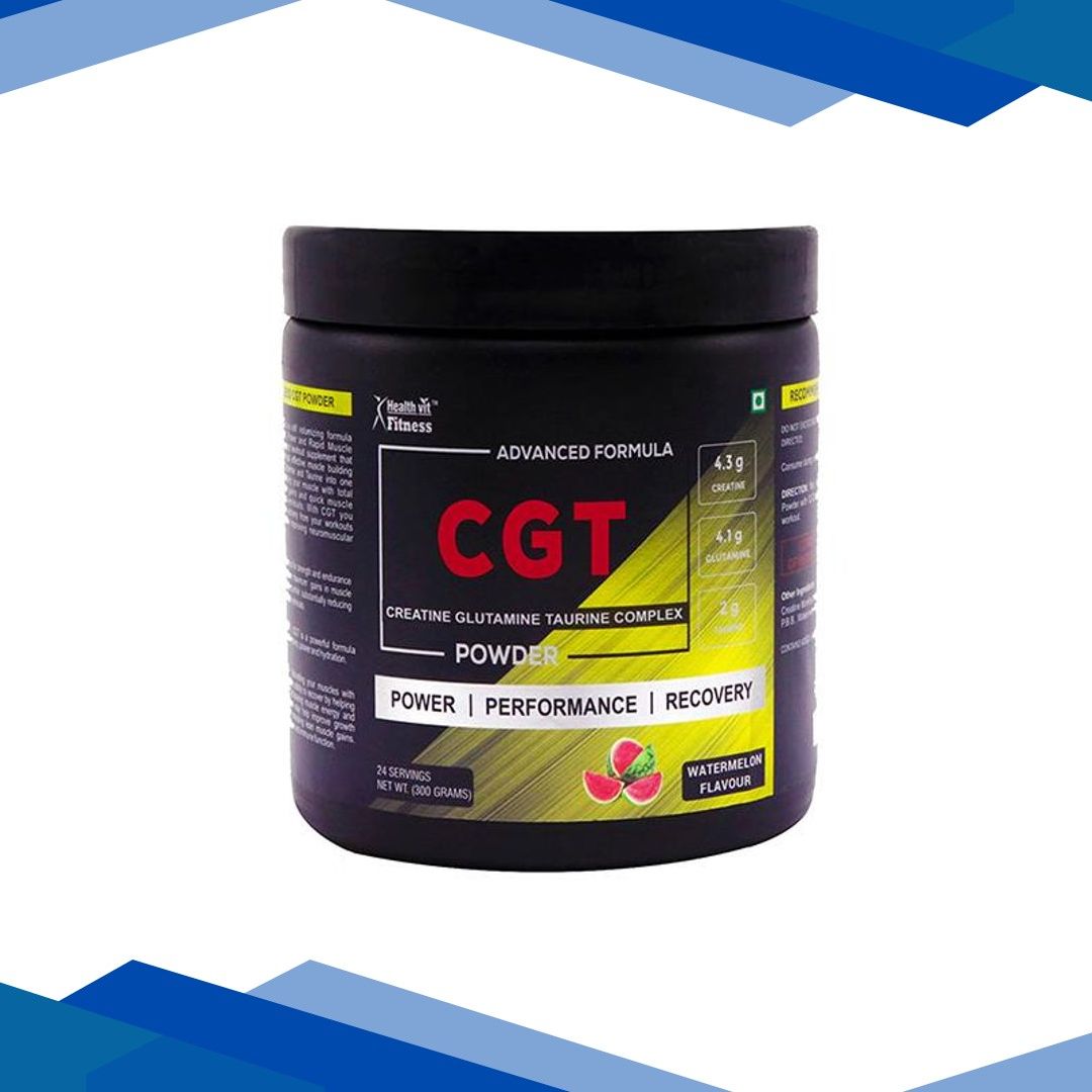 Healthvit Fitness Advanced CGT Powder – Watermelon Flavour 300 gm