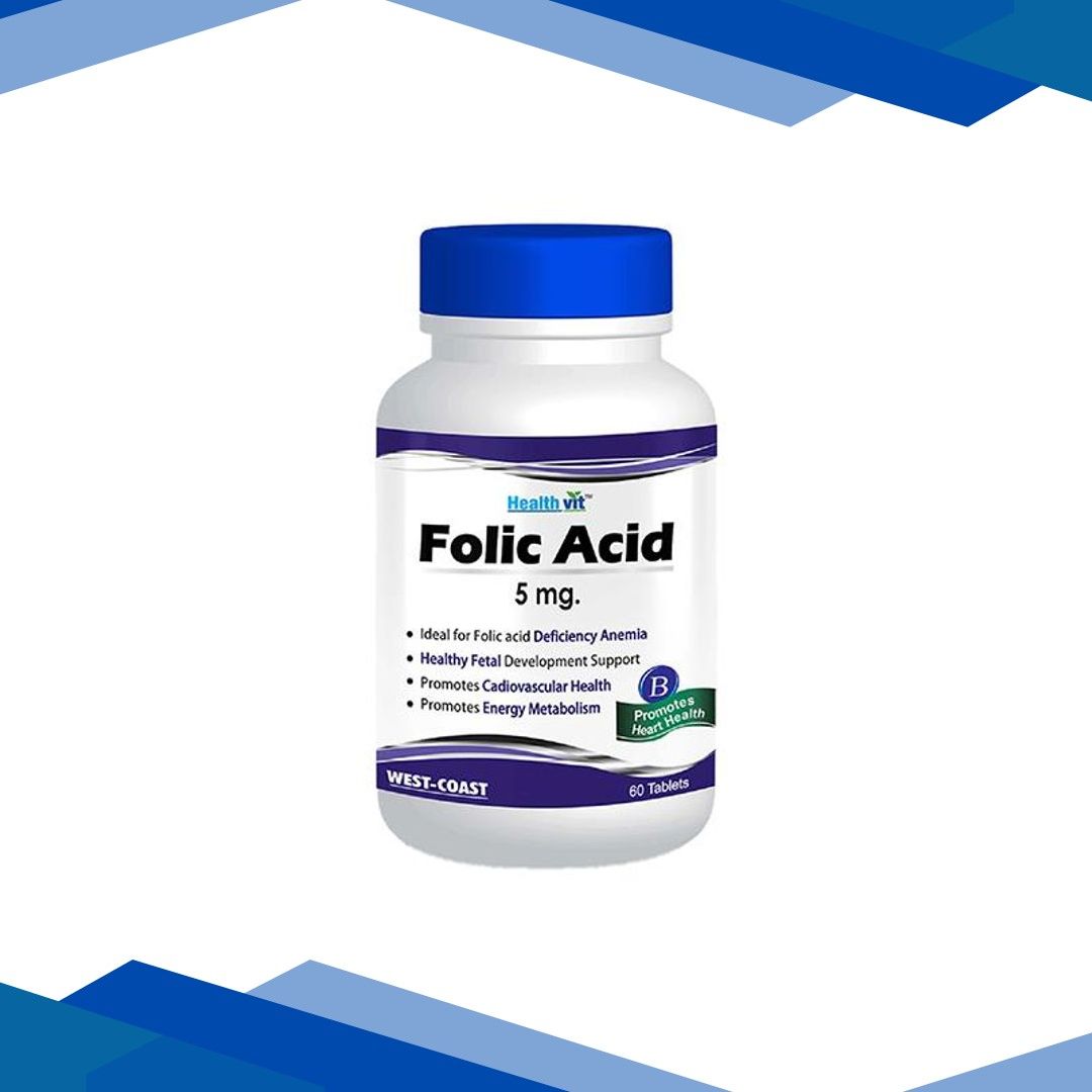 Healthvit Folic Acid Tablets For Cardiac Care 60’s