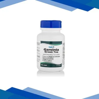 HealthVit Garcinia Green Tea 500 mg Capsules 60’s